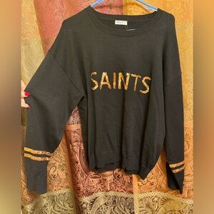 Why dress saints sweatshirt size large